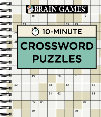 Brain Games - 10 Minute: Crossword Puzzles 1680227629 Book Cover