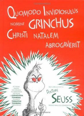 Quomodo Invidiosulus Nomine Grinchus Christi Na... [Latin] 0865164193 Book Cover