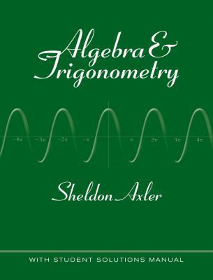 Algebra & Trigonometry: With Student Solutions ... 047058579X Book Cover