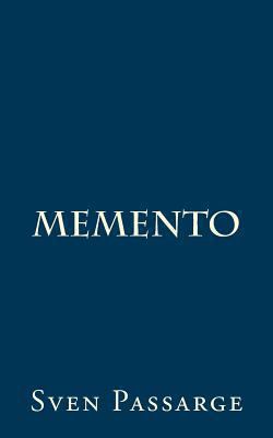 Memento [German] 1482748290 Book Cover