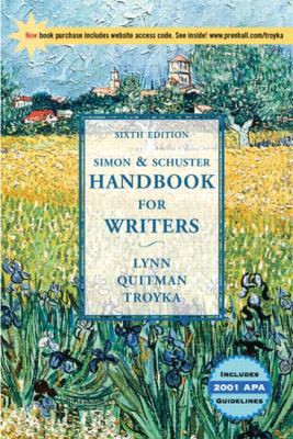 Simon And Schuster Handbook for Writers 0130493015 Book Cover