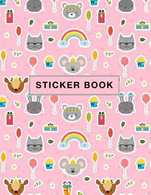 Sticker Book: Blank Sticker Book, White Blank P... 1977581307 Book Cover