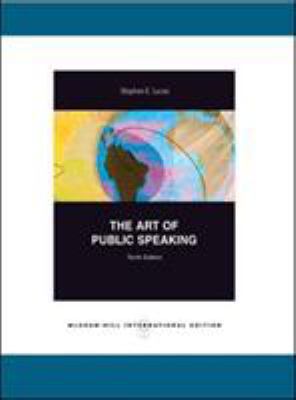 The Art Of Public Speaking 10Ed (Ie) (Pb 2009) 0071313958 Book Cover