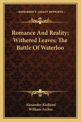 Romance And Reality; Withered Leaves; The Battl... 1162904356 Book Cover