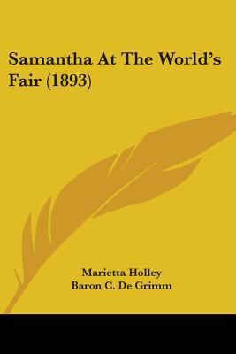 Samantha At The World's Fair (1893) 0548646112 Book Cover