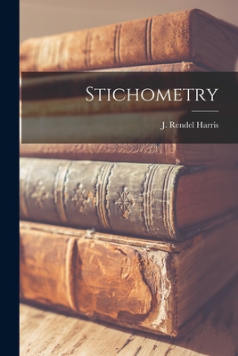 Stichometry 1013800451 Book Cover