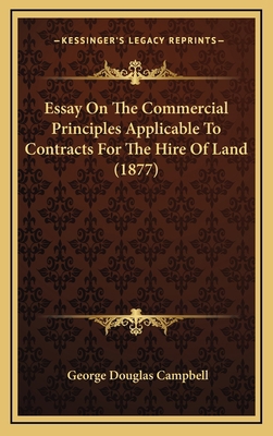 Essay On The Commercial Principles Applicable T... 1169052762 Book Cover