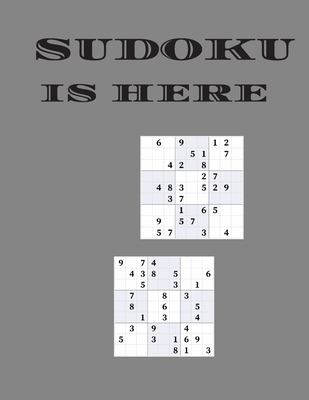 Sudoku is Here: large 80 puzzle book B08FP5NKPN Book Cover