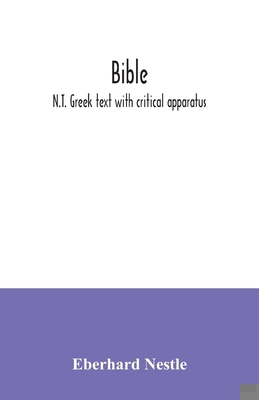 Bible: N.T. Greek text with critical apparatus 9354034004 Book Cover