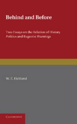 Behind and Before 1107625580 Book Cover