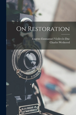 On Restoration 1015750141 Book Cover