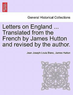 Letters on England ... Translated from the Fren... 1240920334 Book Cover