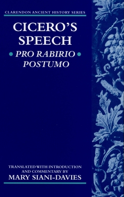 Pro Rabirio Postumo 0199240965 Book Cover