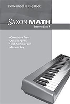 Saxon Math Intermediate Grd 4 0544129423 Book Cover