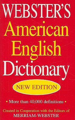 Webster's American English Dictionary 1596950773 Book Cover
