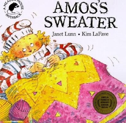 Amos's Sweater 0888992084 Book Cover