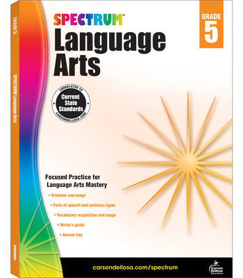 Spectrum Language Arts, Grade 5 148381209X Book Cover