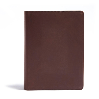 CSB He Reads Truth Bible, Brown Genuine Leather... 1535935081 Book Cover