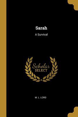 Sarah: A Survival 0353977381 Book Cover