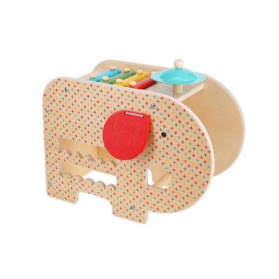 Wooden 5-In-1 Elephant Music Toy [Spanish]            Book Cover