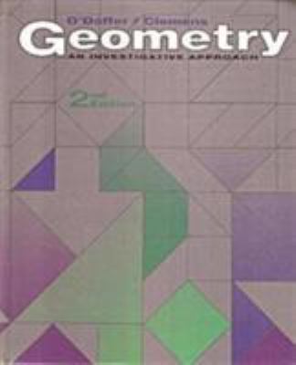 Geometry: An Investigative Approach (2nd Edition) B0072TSCYI Book Cover