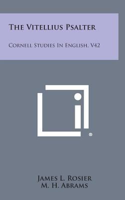 The Vitellius Psalter: Cornell Studies in Engli... 1258568977 Book Cover