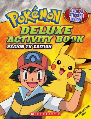 Pokemon: Johto Deluxe Activity Book 0545177219 Book Cover