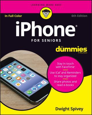 iPhone for Seniors for Dummies 1119280184 Book Cover