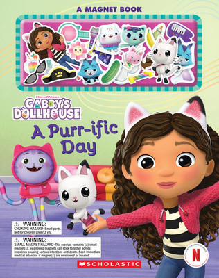 A Purr-Ific Day (Gabby's Dollhouse Magnet Book) 1546139125 Book Cover