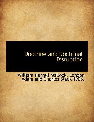 Doctrine and Doctrinal Disruption 1140204637 Book Cover