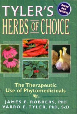 Tyler's Herbs of Choice: The Therapeutic Use of... 0789001594 Book Cover