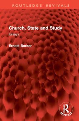 Church, State and Study: Essays 1032888938 Book Cover