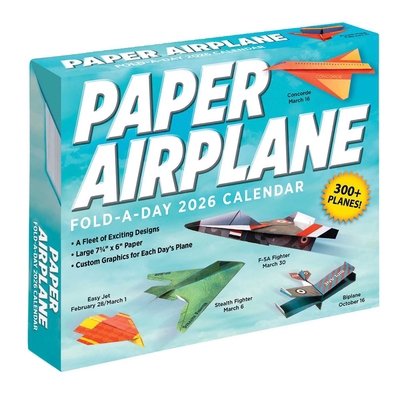 Paper Airplane 2026 Fold-A-Day Calendar 1524897574 Book Cover