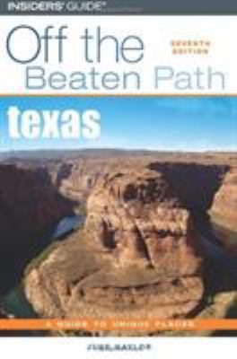 Insiders' Guide Off the Beaten Path Texas 0762742135 Book Cover