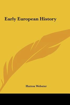 Early European History 1161429336 Book Cover