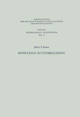 Dionysius Scytobrachion [German] 3663053741 Book Cover