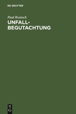 Unfallbegutachtung [German] 3110238403 Book Cover