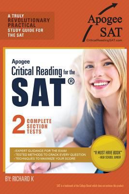 Apogee Critical Reading for the SAT 1495992241 Book Cover