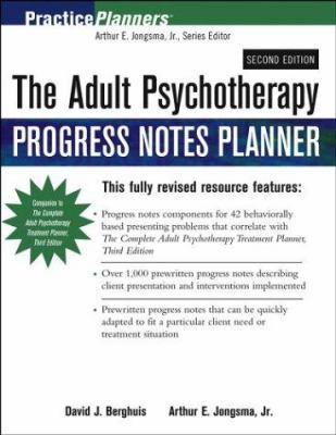 The Adult Psychotherapy Progress Notes Planner 047145978X Book Cover