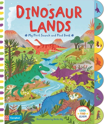 Dinosaur Lands: My First Search and Find 150982880X Book Cover