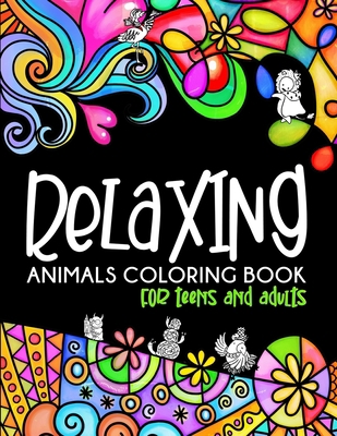 Relaxing Animals Coloring Book: Stress Relievin... B08BWFWX14 Book Cover