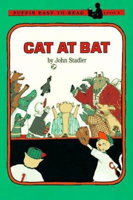 Cat at Bat: Level 2 (Puffin Easy-to-Read) 0140370056 Book Cover