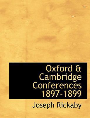 Oxford & Cambridge Conferences 1897-1899 1113862017 Book Cover