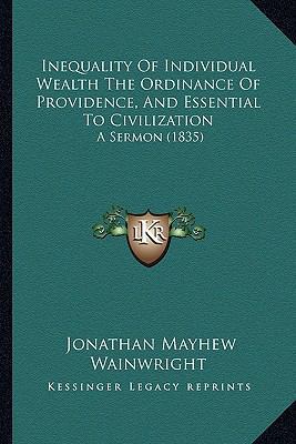 Inequality Of Individual Wealth The Ordinance O... 1165368188 Book Cover