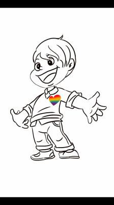 The Boy with the Rainbow Heart 0692935533 Book Cover