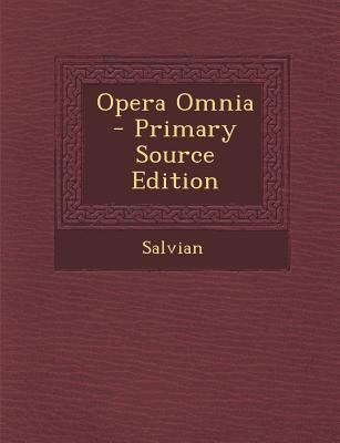 Opera Omnia [Latin] 1294836129 Book Cover