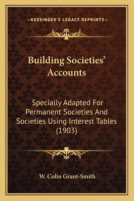 Building Societies' Accounts: Specially Adapted... 1164593064 Book Cover