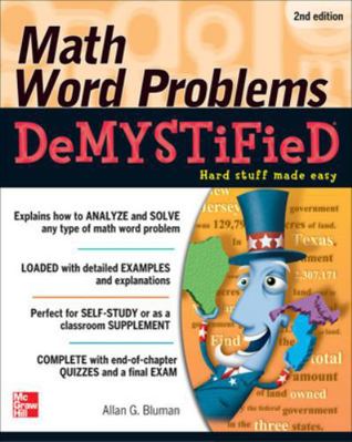 Math Word Problems Demystified 0071763864 Book Cover