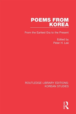 Poems from Korea: From the Earliest Era to the ... 036727924X Book Cover