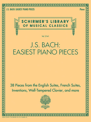 J.S. Bach: Easiest Piano Pieces: Schirmer's Lib... 1540041808 Book Cover